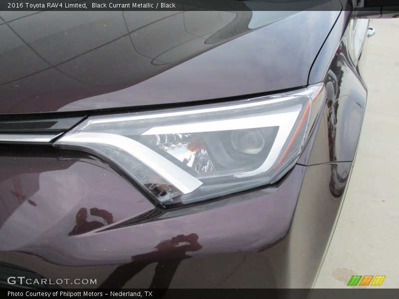 Black Currant Metallic / Black 2016 Toyota RAV4 Limited