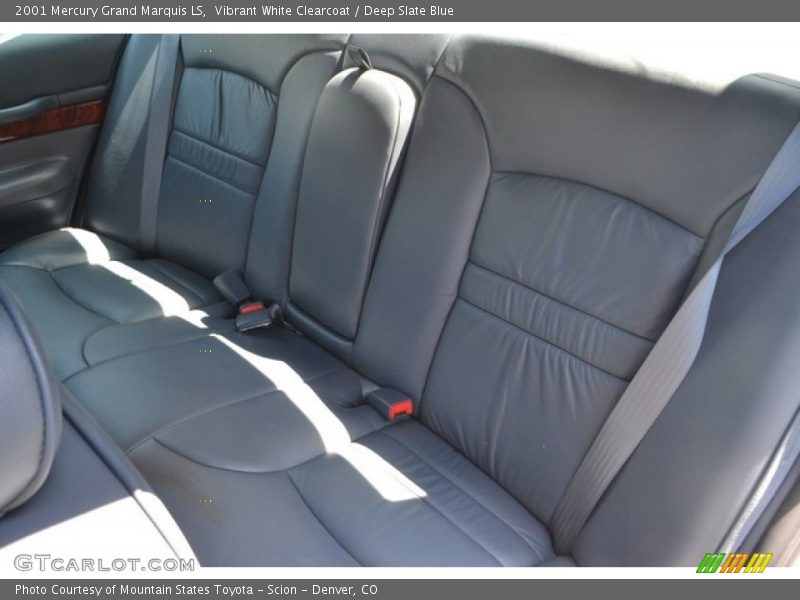 Vibrant White Clearcoat / Deep Slate Blue 2001 Mercury Grand Marquis LS