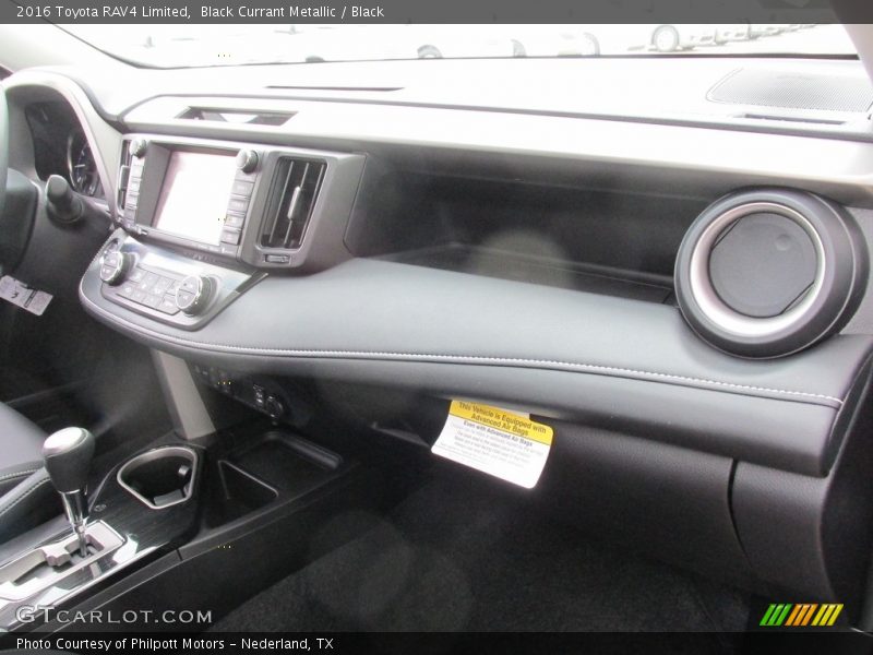 Black Currant Metallic / Black 2016 Toyota RAV4 Limited