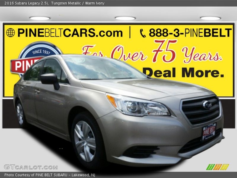 Tungsten Metallic / Warm Ivory 2016 Subaru Legacy 2.5i