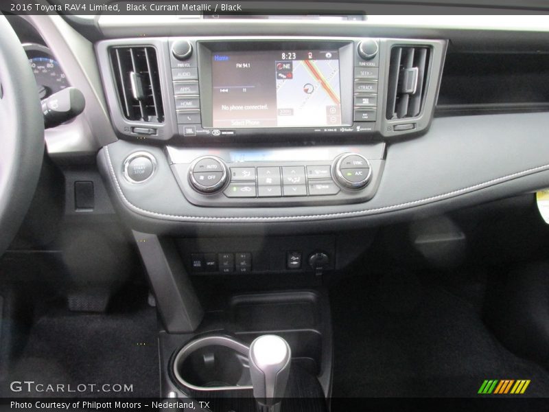Black Currant Metallic / Black 2016 Toyota RAV4 Limited