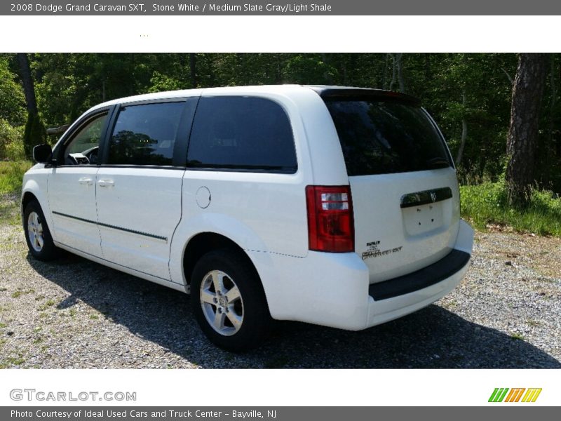 Stone White / Medium Slate Gray/Light Shale 2008 Dodge Grand Caravan SXT