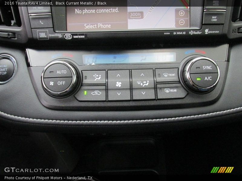 Controls of 2016 RAV4 Limited