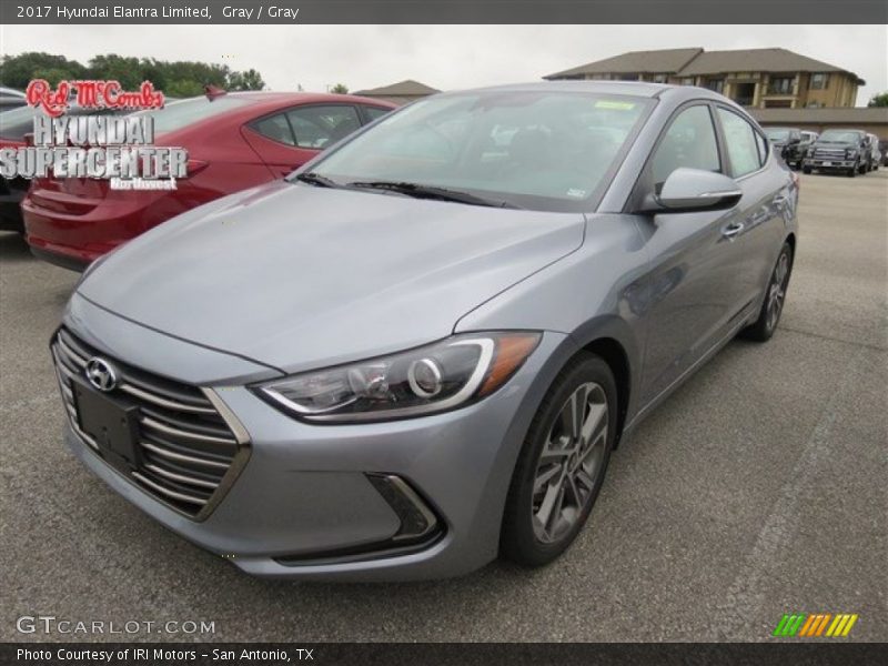 Gray / Gray 2017 Hyundai Elantra Limited