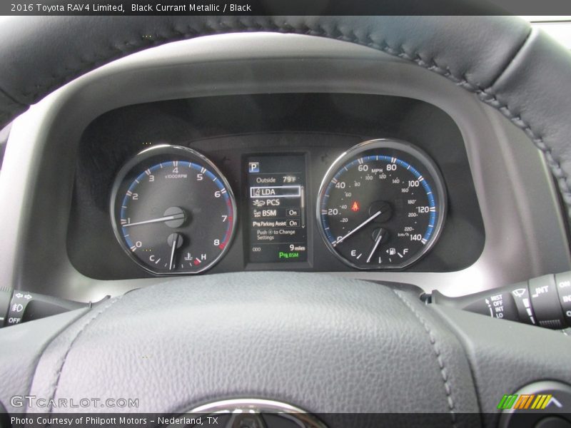  2016 RAV4 Limited Limited Gauges