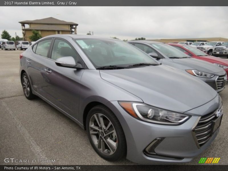 Gray / Gray 2017 Hyundai Elantra Limited