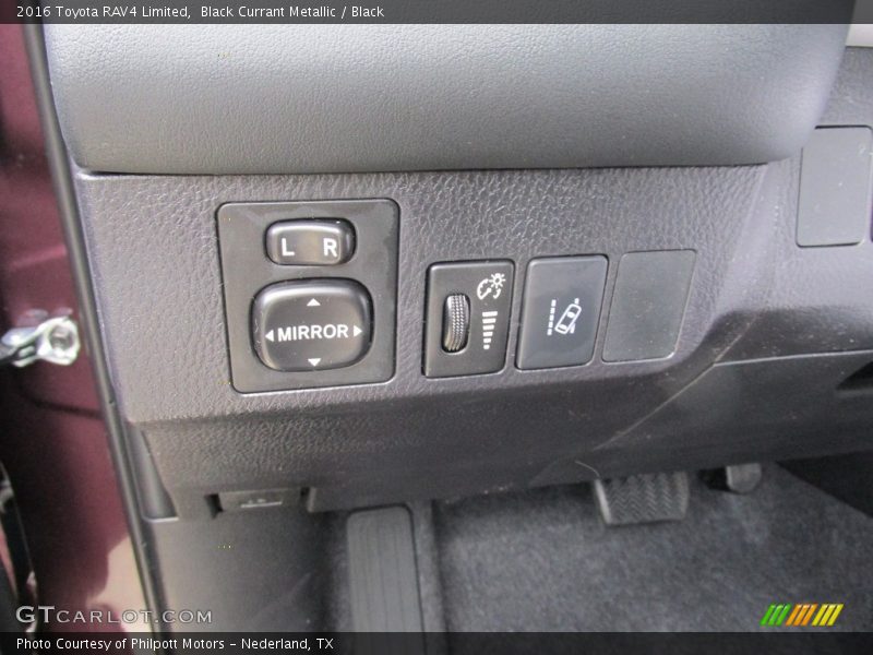 Controls of 2016 RAV4 Limited