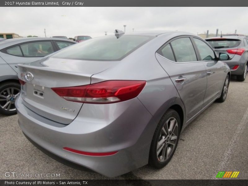 Gray / Gray 2017 Hyundai Elantra Limited