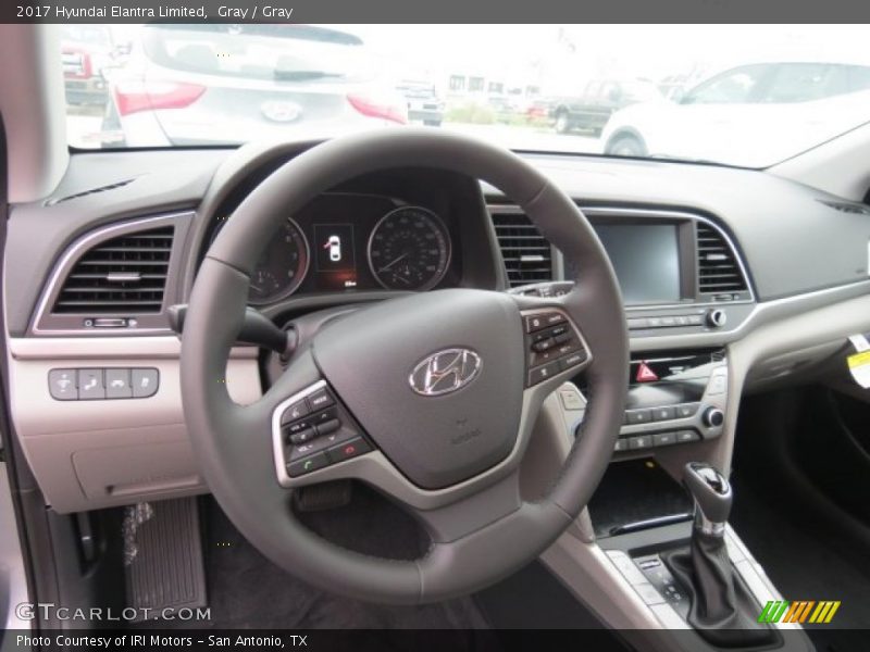 Gray / Gray 2017 Hyundai Elantra Limited