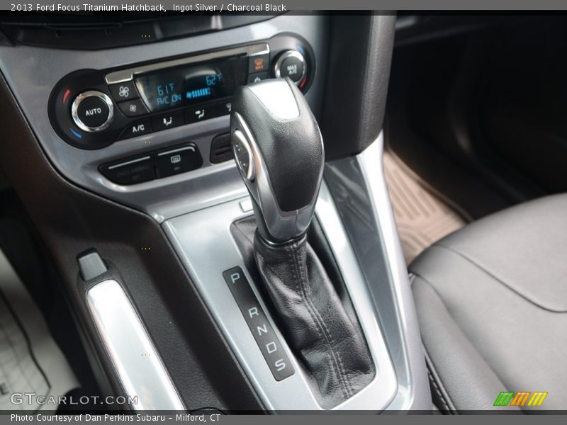 Ingot Silver / Charcoal Black 2013 Ford Focus Titanium Hatchback