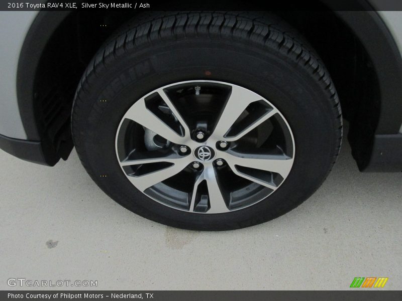 Silver Sky Metallic / Ash 2016 Toyota RAV4 XLE