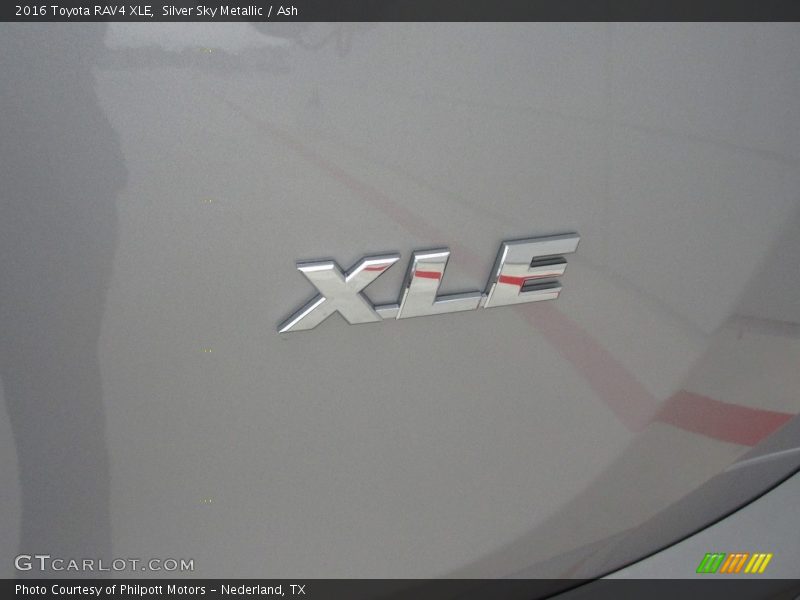 Silver Sky Metallic / Ash 2016 Toyota RAV4 XLE