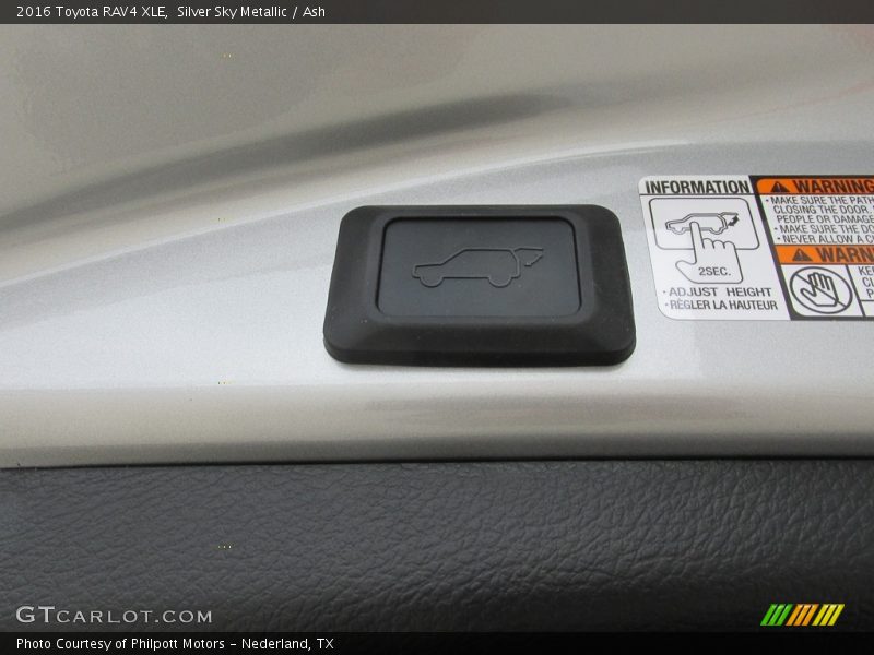Silver Sky Metallic / Ash 2016 Toyota RAV4 XLE