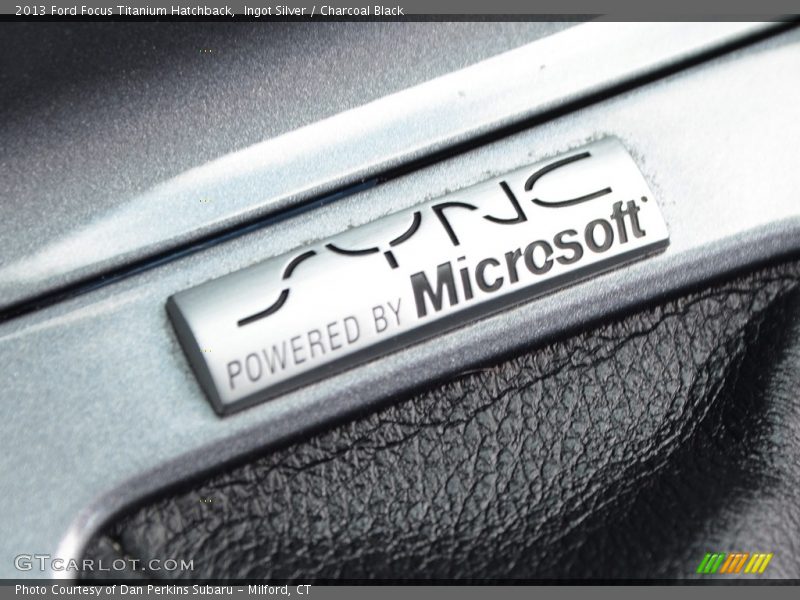 Ingot Silver / Charcoal Black 2013 Ford Focus Titanium Hatchback