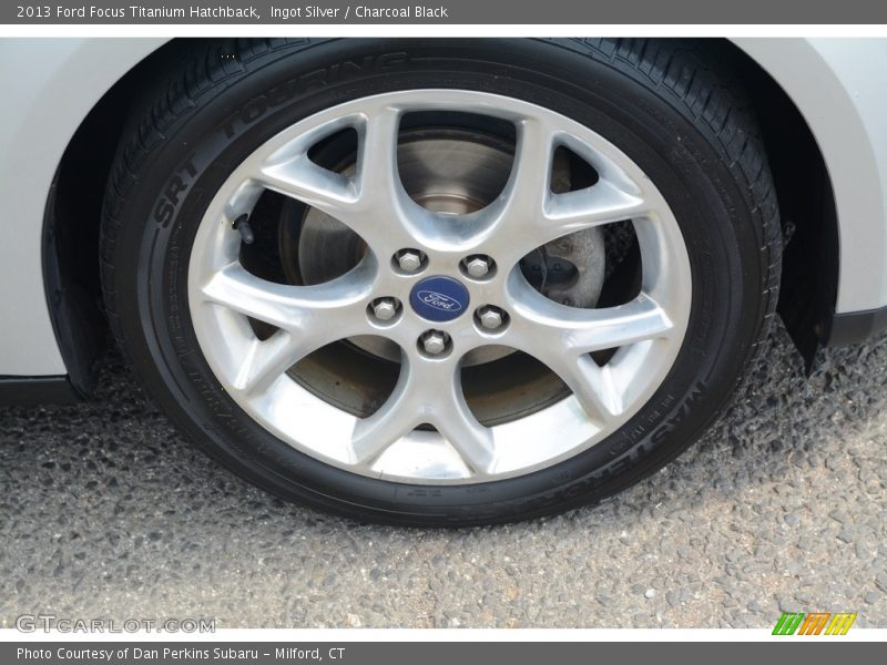Ingot Silver / Charcoal Black 2013 Ford Focus Titanium Hatchback