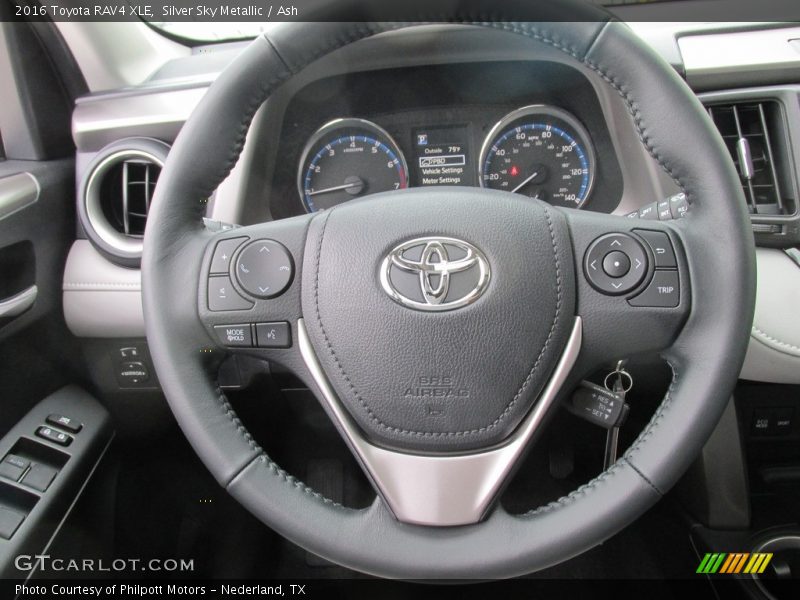 Silver Sky Metallic / Ash 2016 Toyota RAV4 XLE