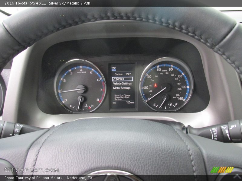 Silver Sky Metallic / Ash 2016 Toyota RAV4 XLE