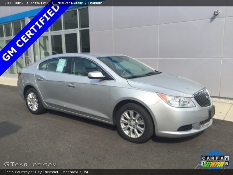 Quicksilver Metallic / Titanium 2013 Buick LaCrosse FWD