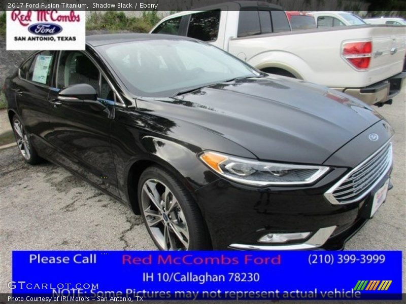 Shadow Black / Ebony 2017 Ford Fusion Titanium