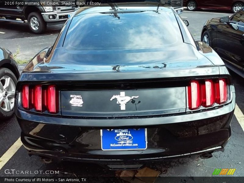 Shadow Black / Ebony 2016 Ford Mustang V6 Coupe