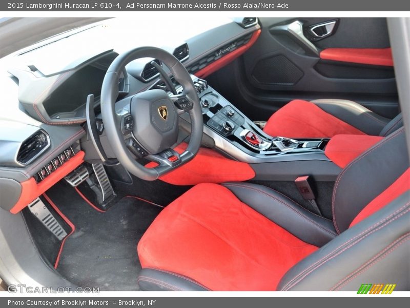  2015 Huracan LP 610-4 Rosso Alala/Nero Ade Interior