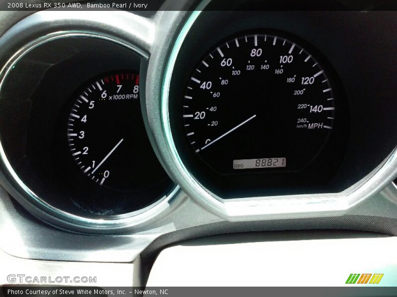 Bamboo Pearl / Ivory 2008 Lexus RX 350 AWD