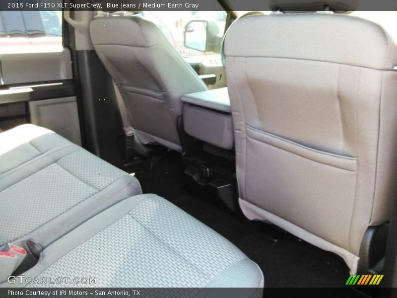 Blue Jeans / Medium Earth Gray 2016 Ford F150 XLT SuperCrew