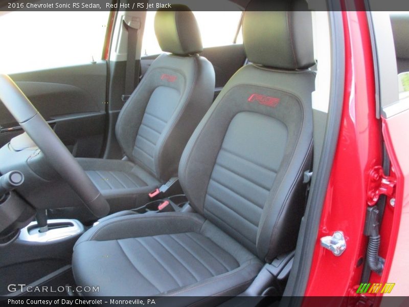 Red Hot / RS Jet Black 2016 Chevrolet Sonic RS Sedan