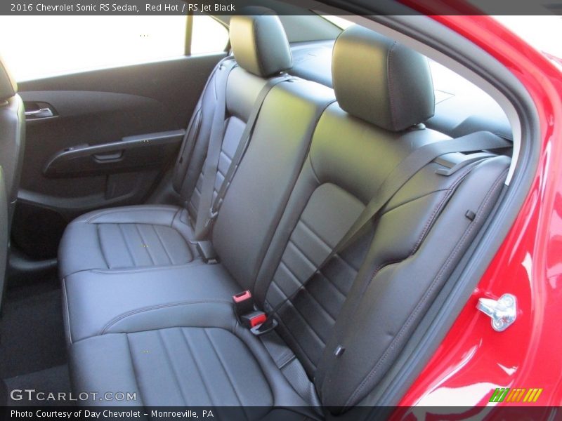 Red Hot / RS Jet Black 2016 Chevrolet Sonic RS Sedan