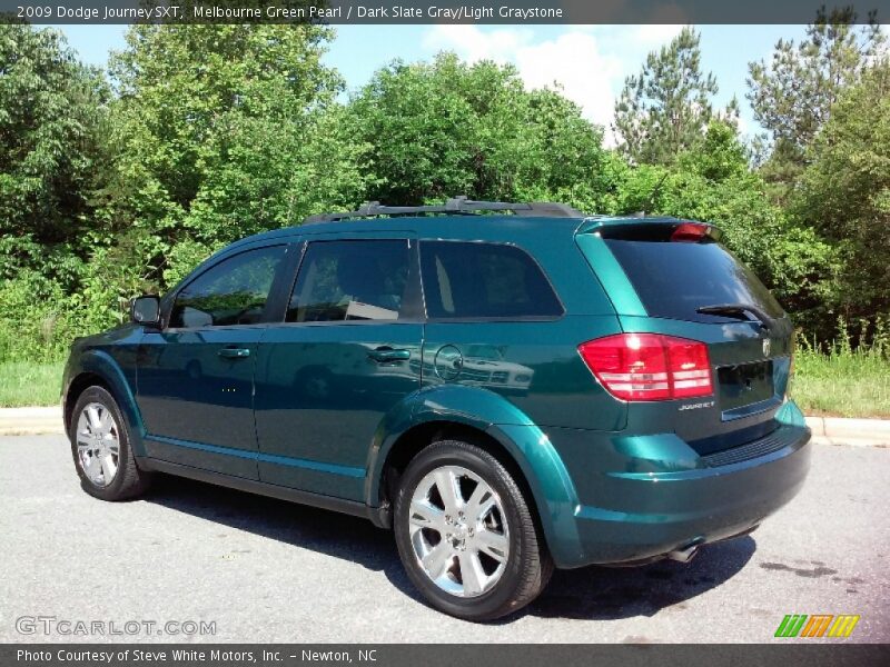 Melbourne Green Pearl / Dark Slate Gray/Light Graystone 2009 Dodge Journey SXT