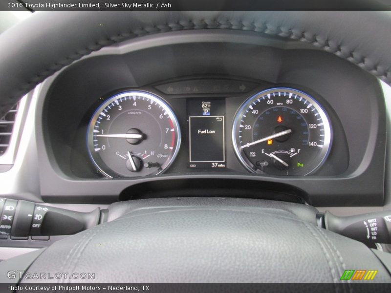 Silver Sky Metallic / Ash 2016 Toyota Highlander Limited