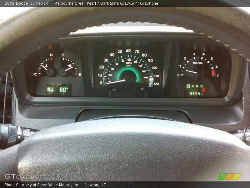 Melbourne Green Pearl / Dark Slate Gray/Light Graystone 2009 Dodge Journey SXT