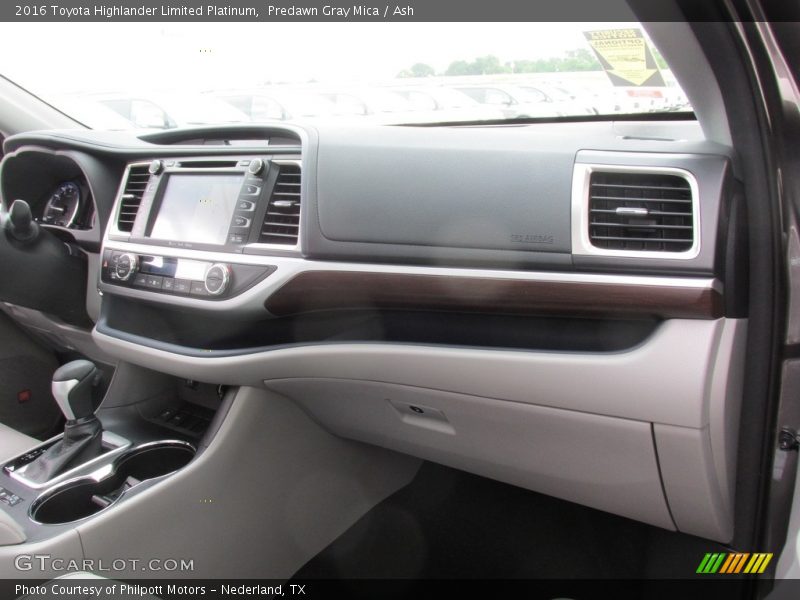 Predawn Gray Mica / Ash 2016 Toyota Highlander Limited Platinum