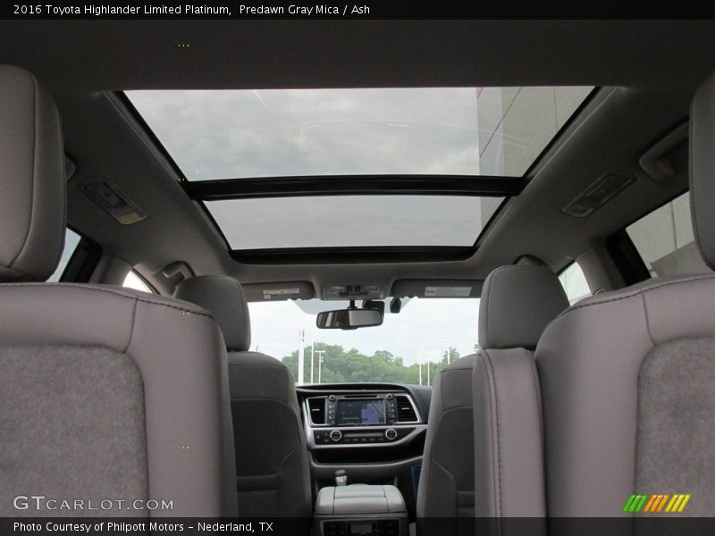 Predawn Gray Mica / Ash 2016 Toyota Highlander Limited Platinum