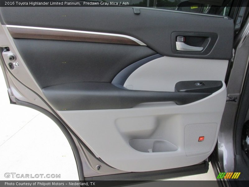 Predawn Gray Mica / Ash 2016 Toyota Highlander Limited Platinum