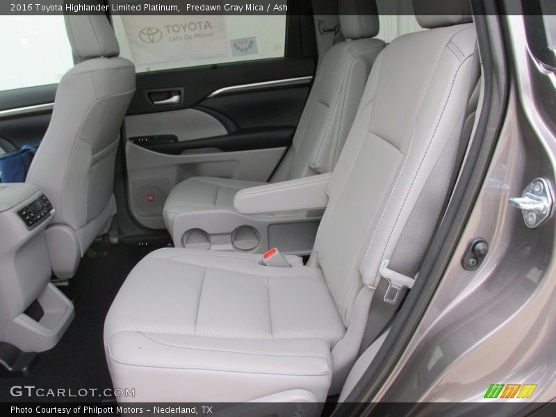 Predawn Gray Mica / Ash 2016 Toyota Highlander Limited Platinum