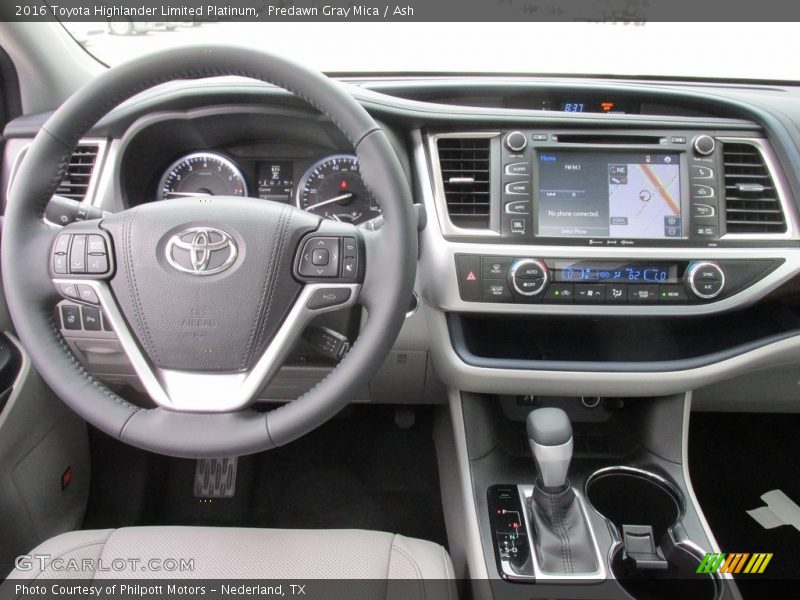 Predawn Gray Mica / Ash 2016 Toyota Highlander Limited Platinum