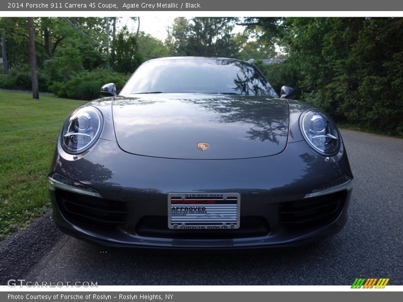 Agate Grey Metallic / Black 2014 Porsche 911 Carrera 4S Coupe