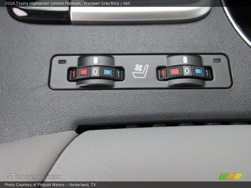 Predawn Gray Mica / Ash 2016 Toyota Highlander Limited Platinum