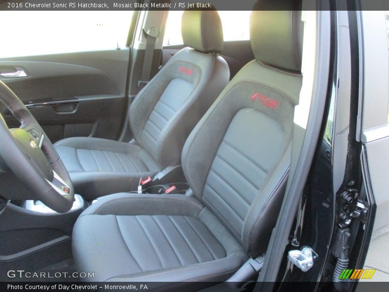 Front Seat of 2016 Sonic RS Hatchback