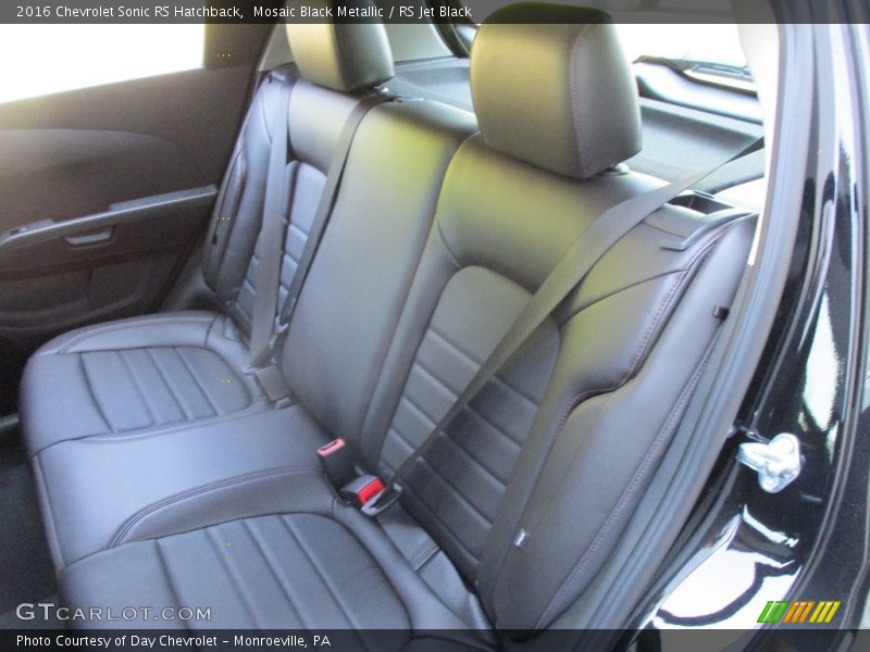 Rear Seat of 2016 Sonic RS Hatchback