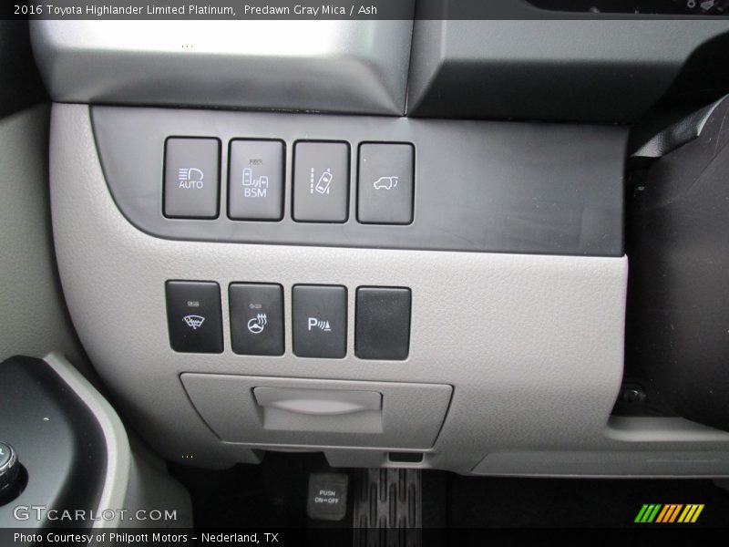 Predawn Gray Mica / Ash 2016 Toyota Highlander Limited Platinum