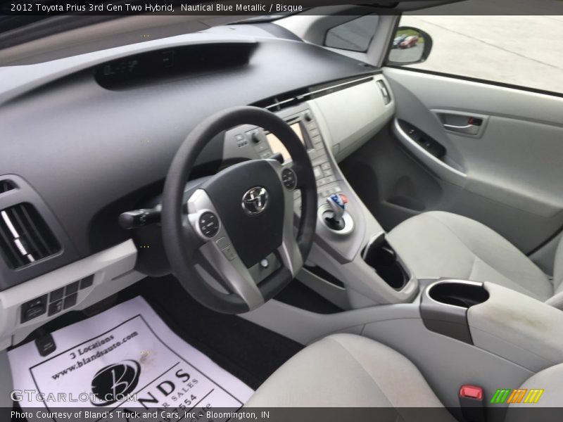 Nautical Blue Metallic / Bisque 2012 Toyota Prius 3rd Gen Two Hybrid