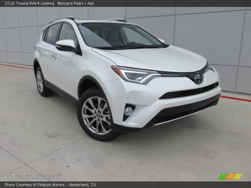 Blizzard Pearl / Ash 2016 Toyota RAV4 Limited