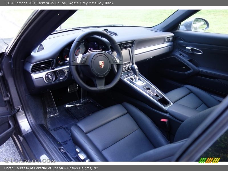 Agate Grey Metallic / Black 2014 Porsche 911 Carrera 4S Coupe