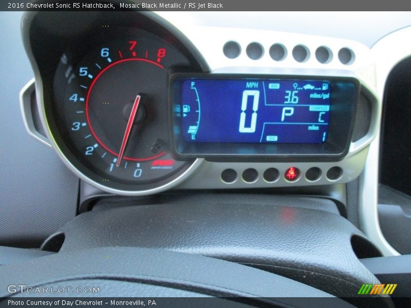  2016 Sonic RS Hatchback RS Hatchback Gauges