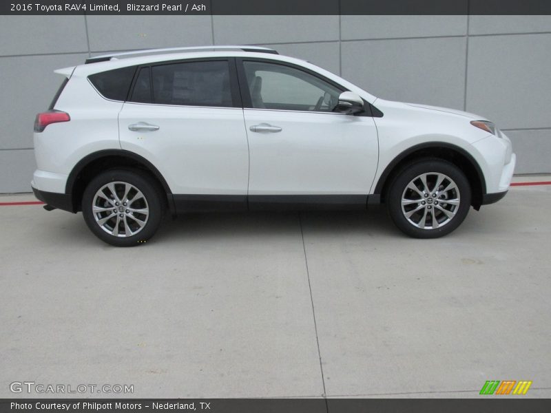 Blizzard Pearl / Ash 2016 Toyota RAV4 Limited