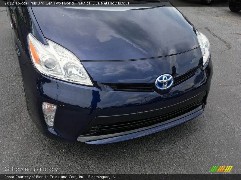 Nautical Blue Metallic / Bisque 2012 Toyota Prius 3rd Gen Two Hybrid