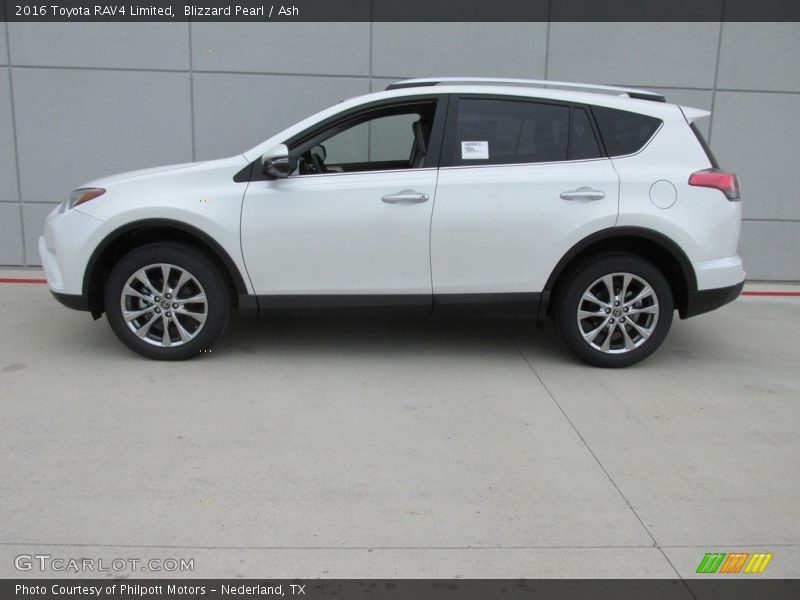Blizzard Pearl / Ash 2016 Toyota RAV4 Limited
