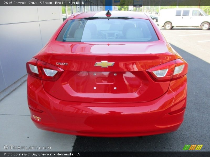 Red Hot / Jet Black 2016 Chevrolet Cruze LS Sedan